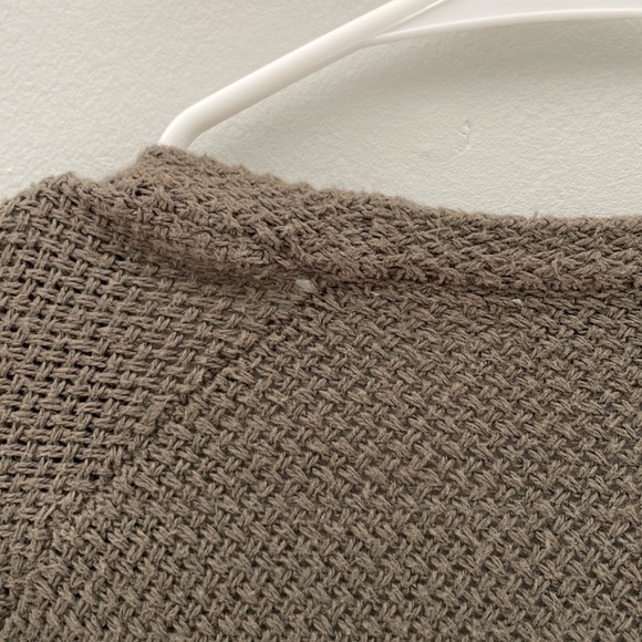 Madewell xxs sage green patch pocket tie bottom cardigan - Picture 4 of 4